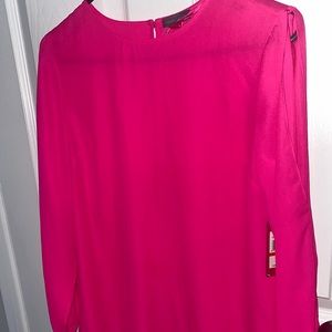 Vince Camuto hot pink blouse